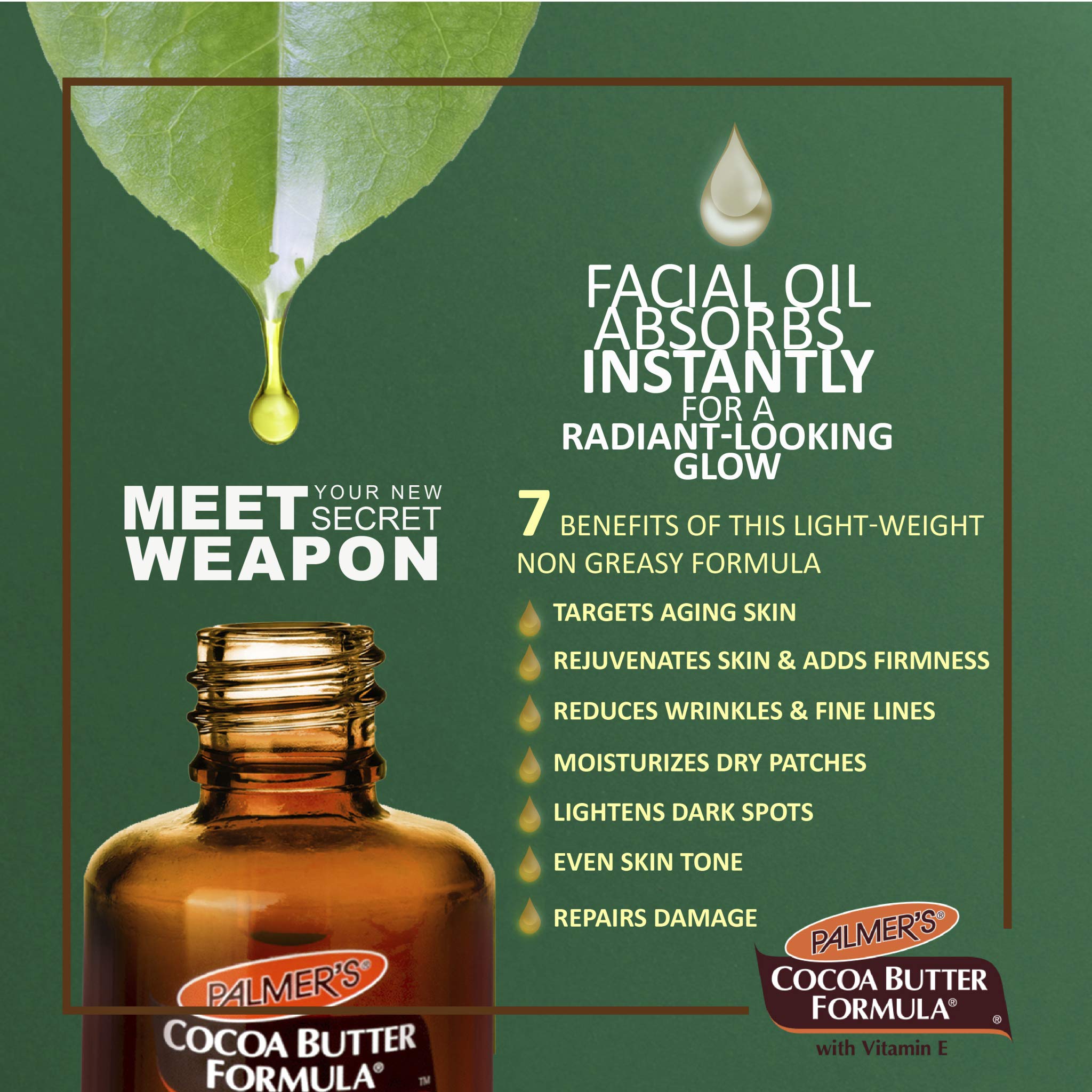 Palmers Cocoa Butter Skin Therapy Oil for Face 1oz