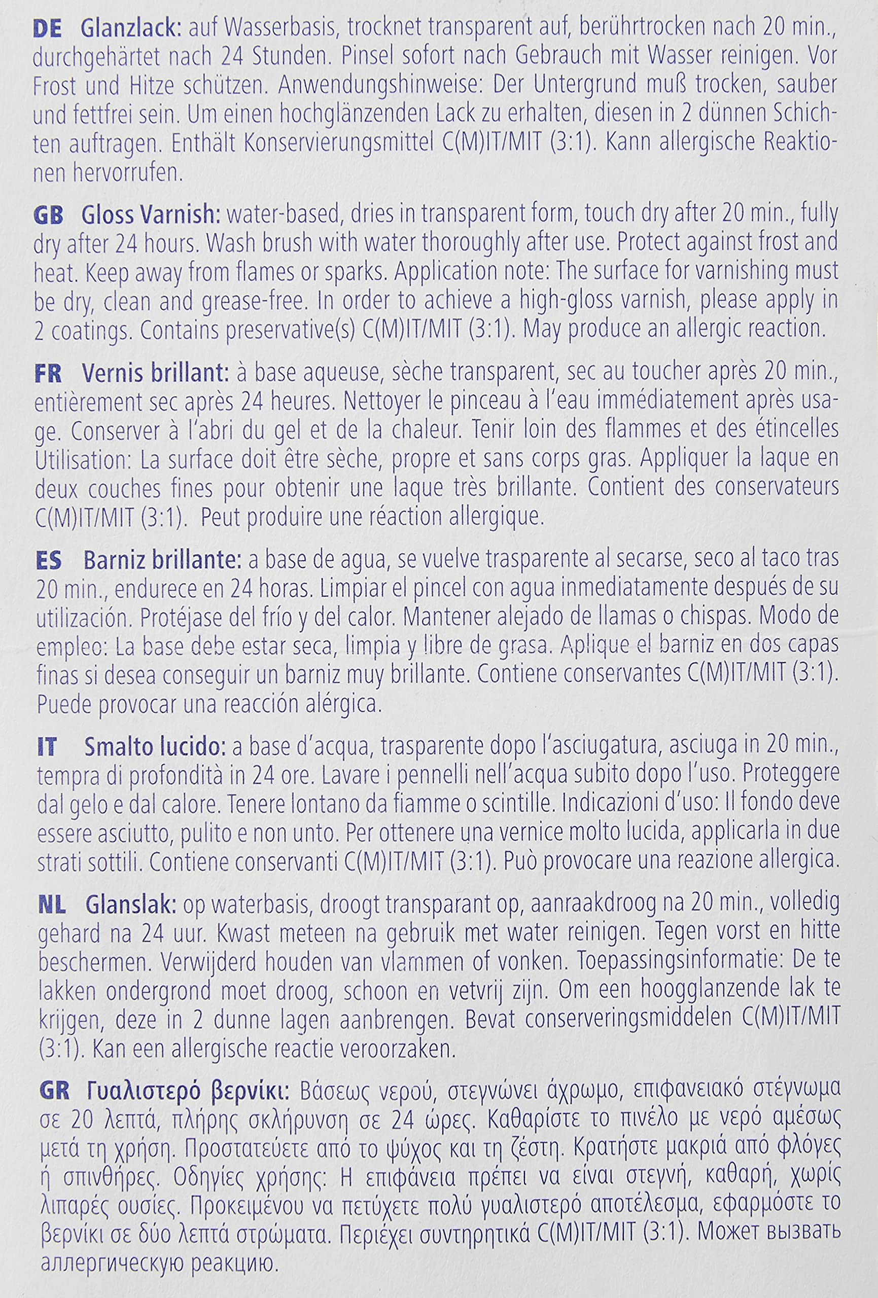 STAEDTLER 8704 01 BK FIMO Clear Gloss Varnish for Polymer Modelling Clay - 35ml (Pack of 1)