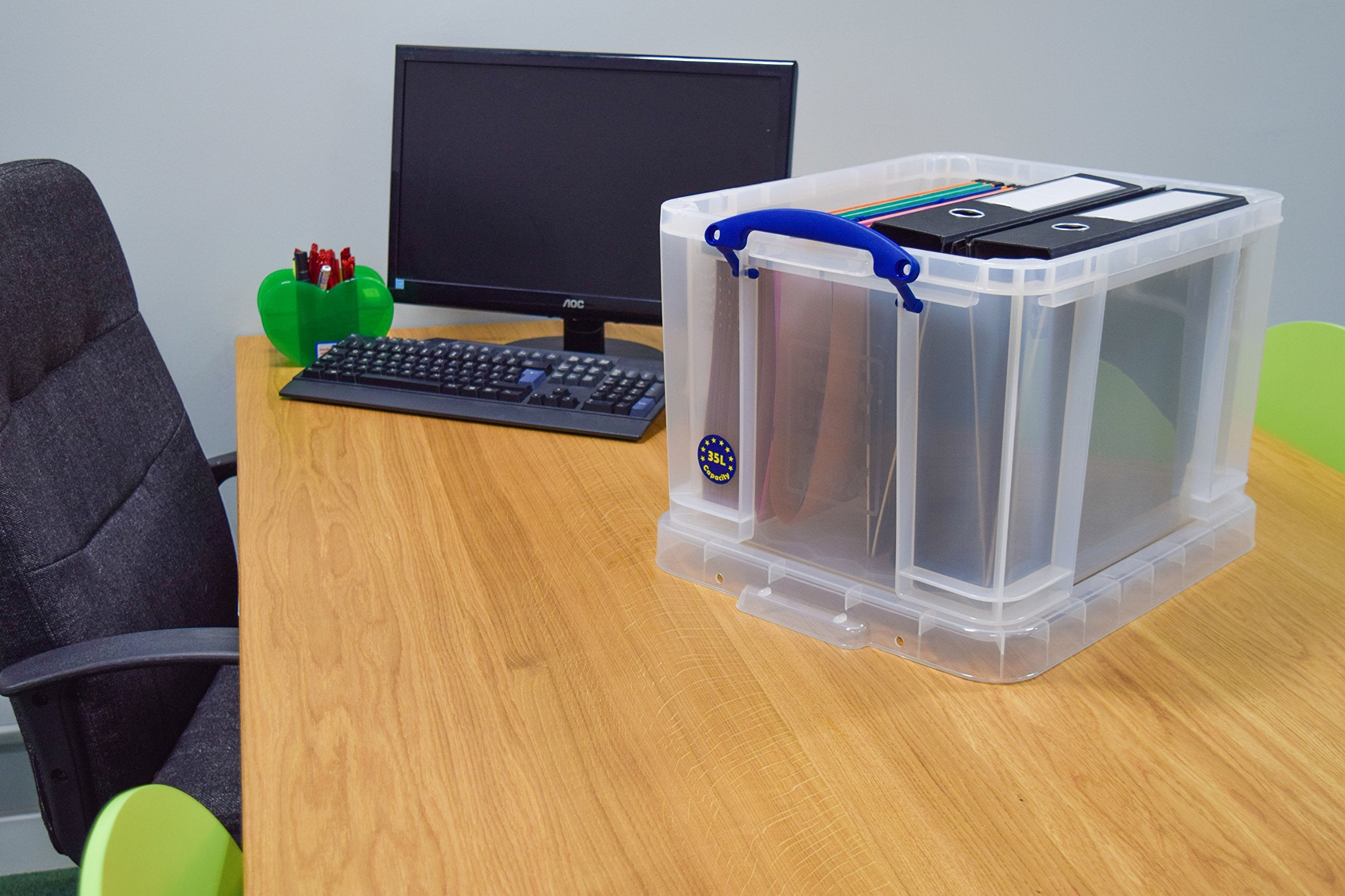 35L Plastic Storage Clear